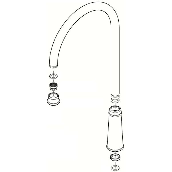 Pfister S/A Spout 026-Ypxx Cr